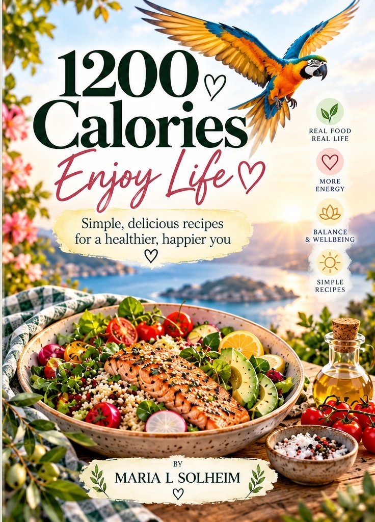 Book cover: 1200 CALORIES – Enjoy Life